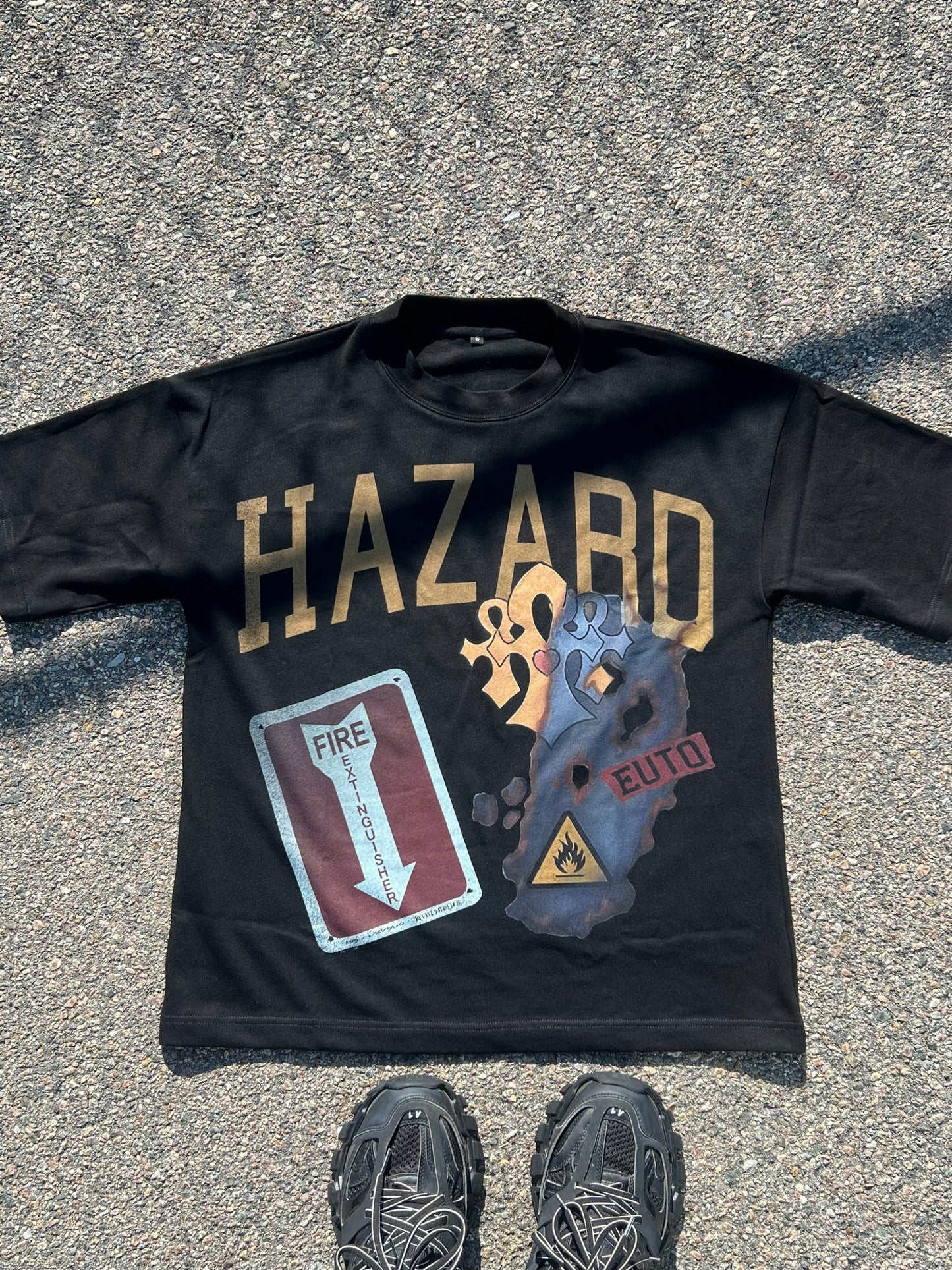 Black HAZARD T-shirt